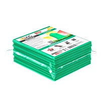 Мешки для мусора 160 л, зеленые, в пачке 10 шт., ПВД, 40 мкм, 900х1100 мм, i-Bag в Кызыле