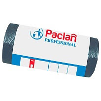 Мешки для мусора 60 л, черные, в рулоне 50 шт., ПНД, 6,2 мкм, 800х600 мм, PACLAN Professional, 604078 в Кызыле