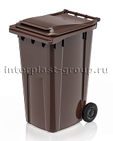 Контейнер для мусора 240 л коричневый облегченный 240 зеленый в Кызыле Контейнер для мусора 240 л коричневый облегченный 240 зеленый в Кызыле