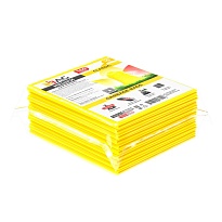 Мешки для мусора 160 л, желтые, в пачке 10 шт., ПВД, 40 мкм, 900х1100 мм, i-Bag в Кызыле