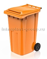 Контейнер для мусора 240 л оранжевый облегченный 240 оранжевый в Кызыле