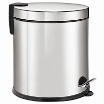 Ведро-контейнер для мусора урна с педалью LAIMA Classic Plus, 20 л, зеркальное в Кызыле