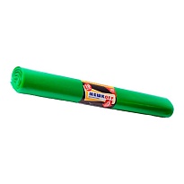Мешки для мусора 180 л, зеленые, в рулоне 10 шт., ПВД, 50 мкм, 1100х900 мм, МЕШКОFF, 4458 в Кызыле
