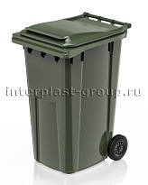 Контейнер для мусора 240 л зеленый облегченный 240 зеленый в Кызыле